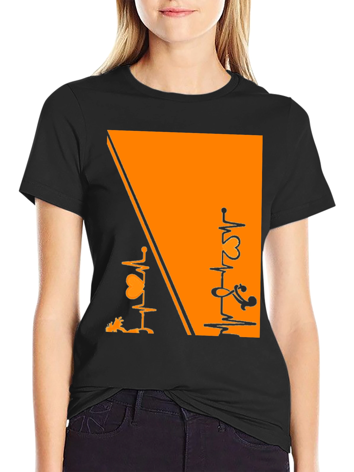 Heartbeat Music & Love Graphic Tee