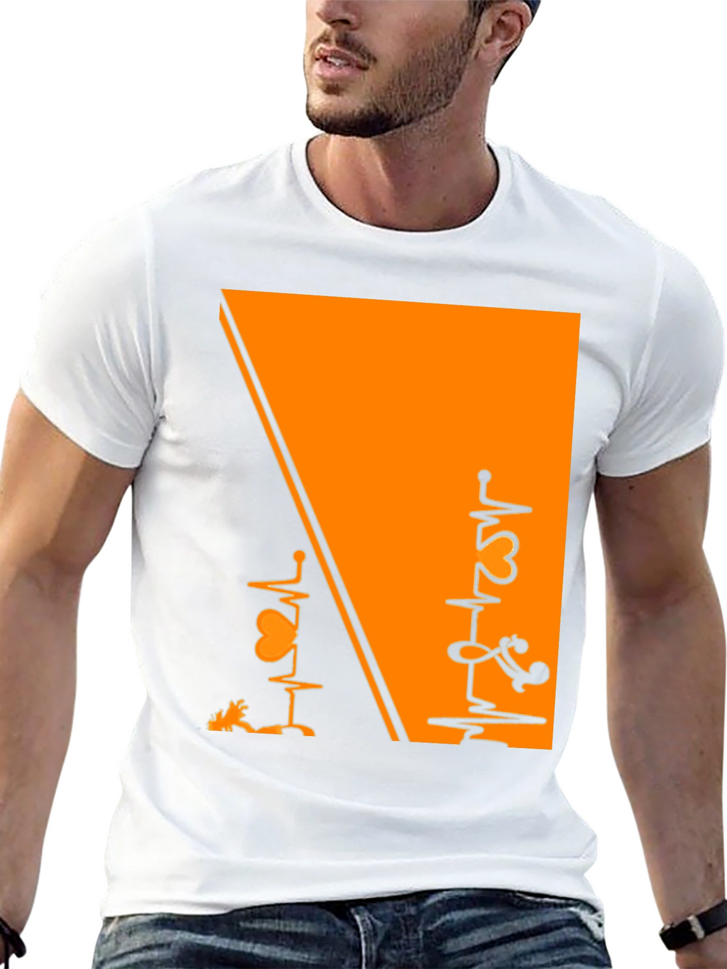 Heartbeat Music & Love Graphic Tee