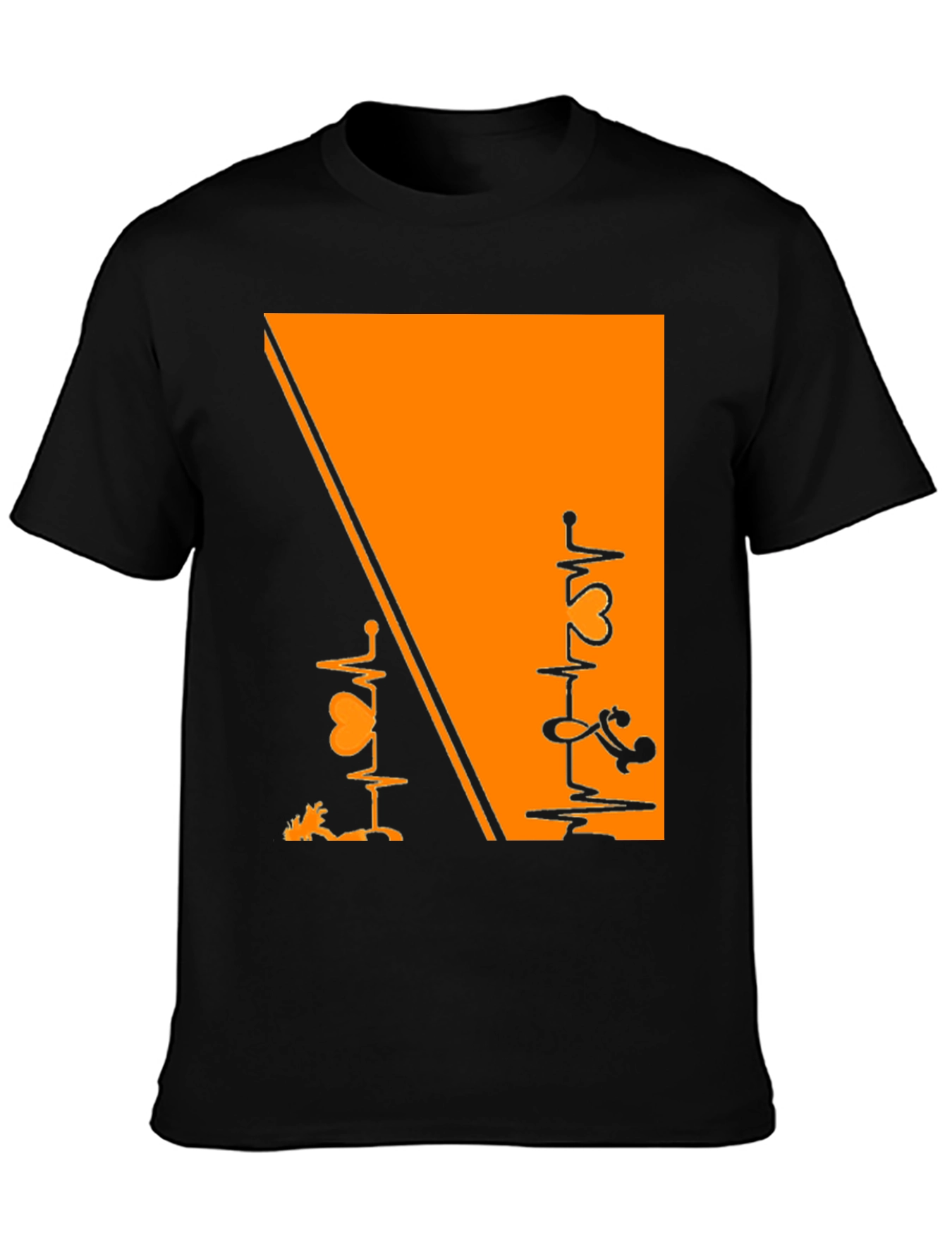 Heartbeat Music & Love Graphic Tee