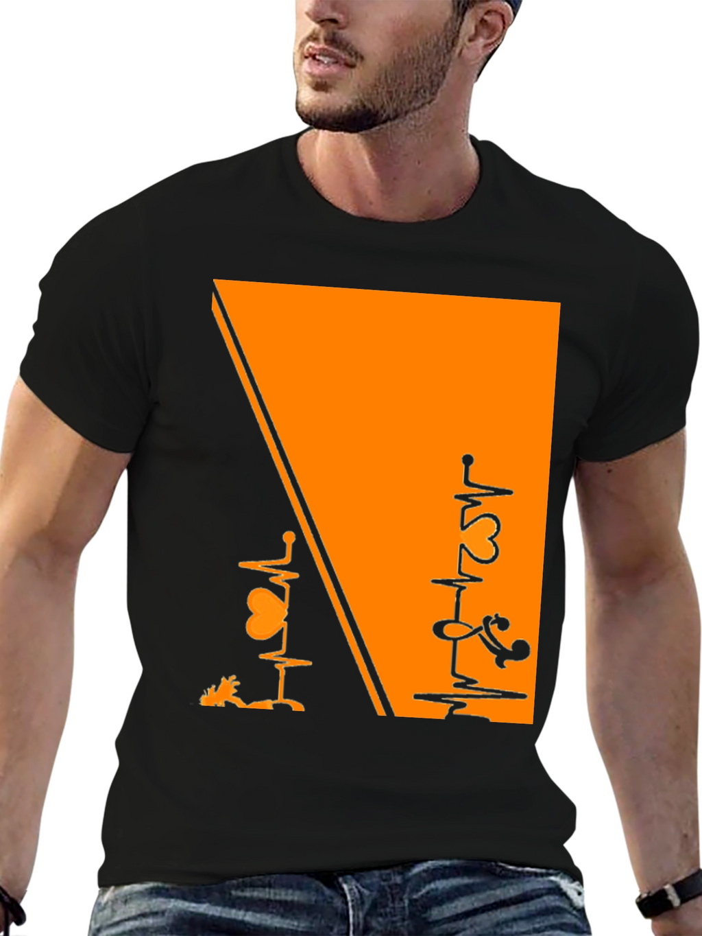 Heartbeat Music & Love Graphic Tee