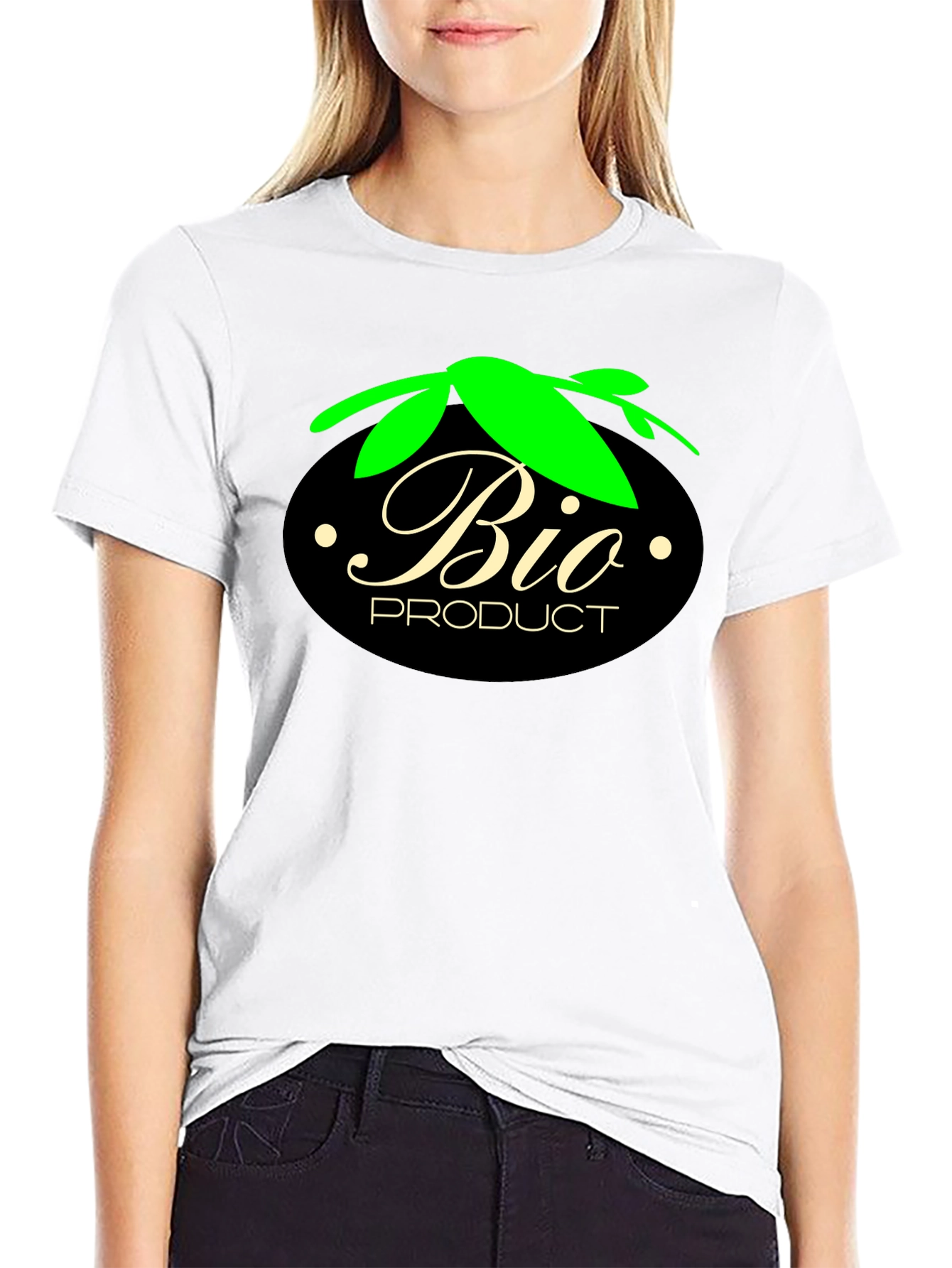 Bio Product Black T-Shirt - Eco-Friendly Style