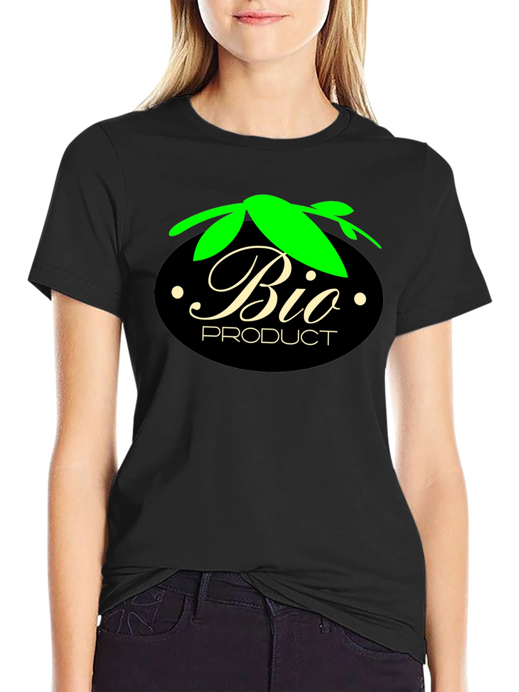 Bio Product Black T-Shirt - Eco-Friendly Style