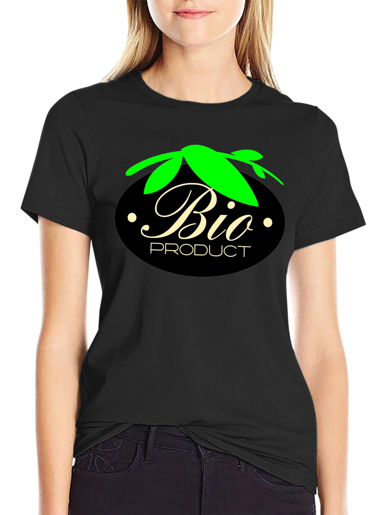 Bio Product Black T-Shirt - Eco-Friendly Style