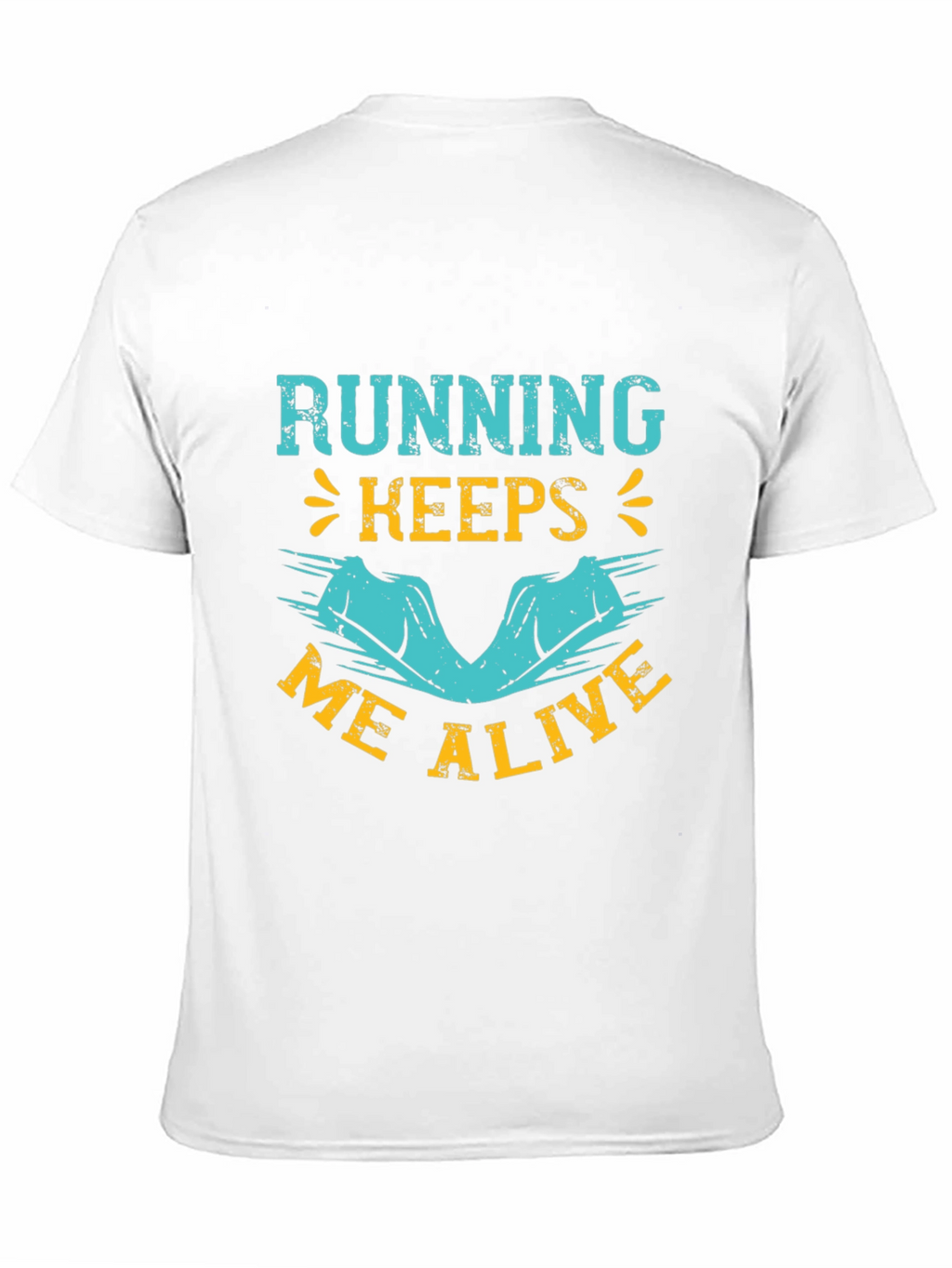 Running Keeps Me Alive Graphic Tee - Black