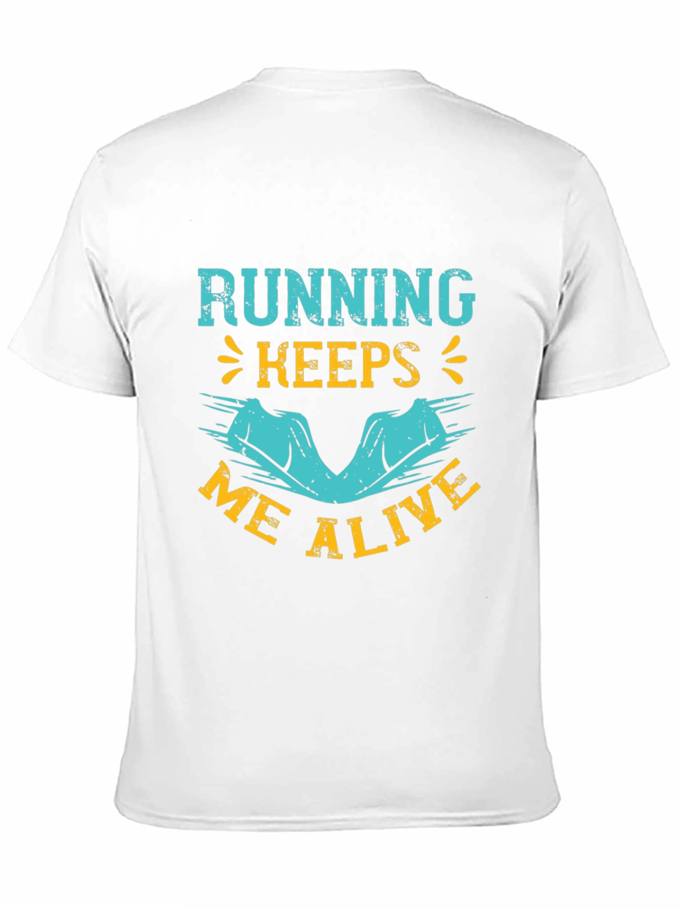 Running Keeps Me Alive Graphic Tee - Black