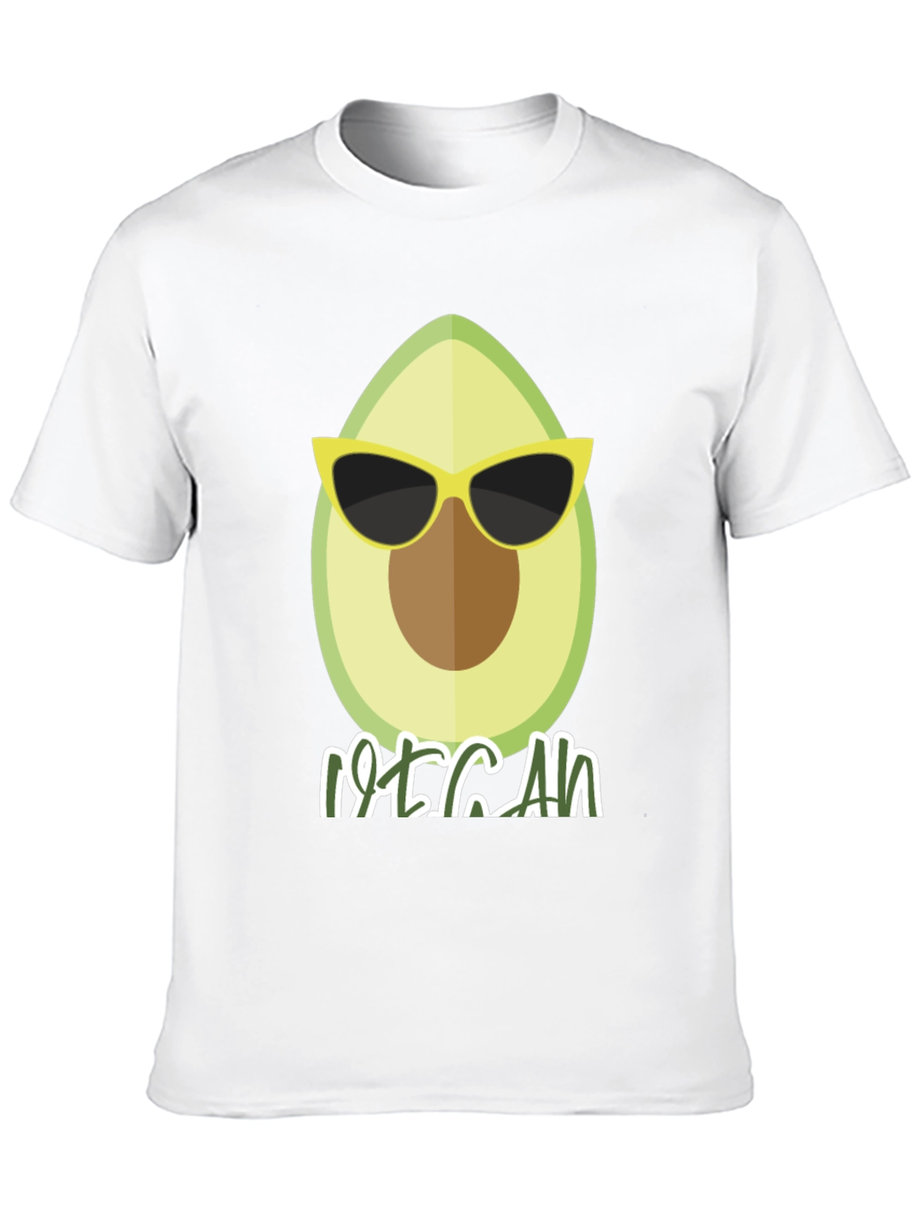 Cool Vegan Avocado Graphic T-Shirt