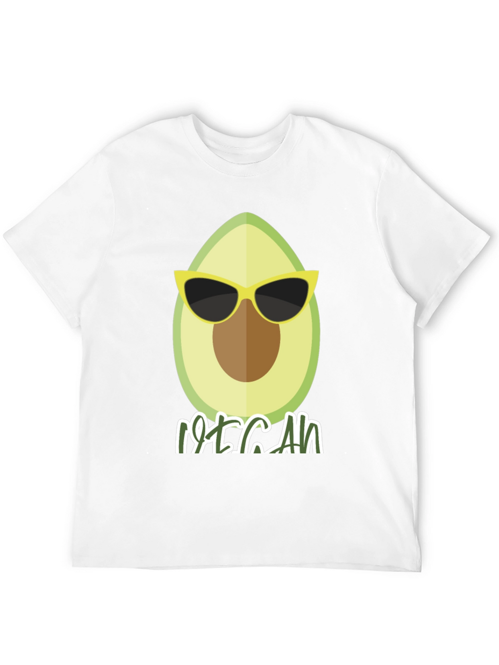 Cool Vegan Avocado Graphic T-Shirt