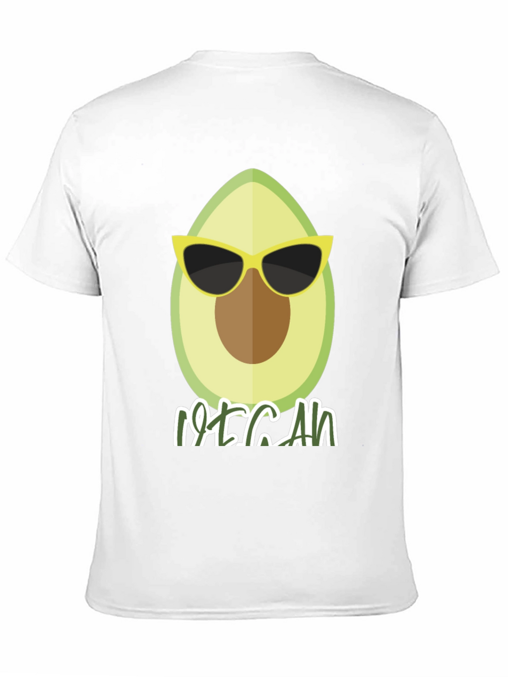 Cool Vegan Avocado Graphic T-Shirt