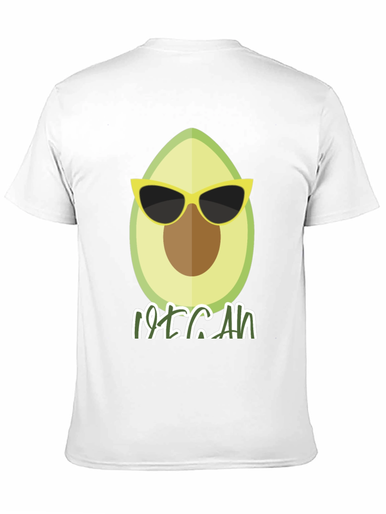 Cool Vegan Avocado Graphic T-Shirt