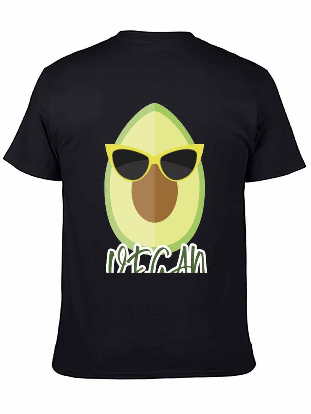 Cool Vegan Avocado Graphic T-Shirt