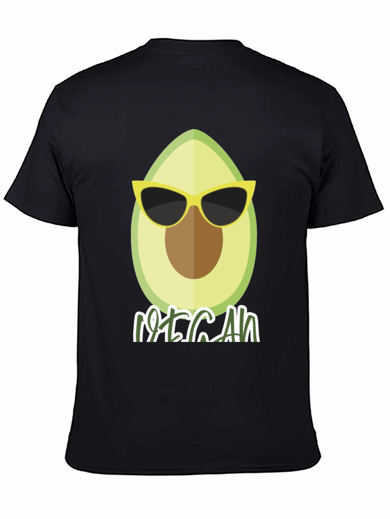 Cool Vegan Avocado Graphic T-Shirt