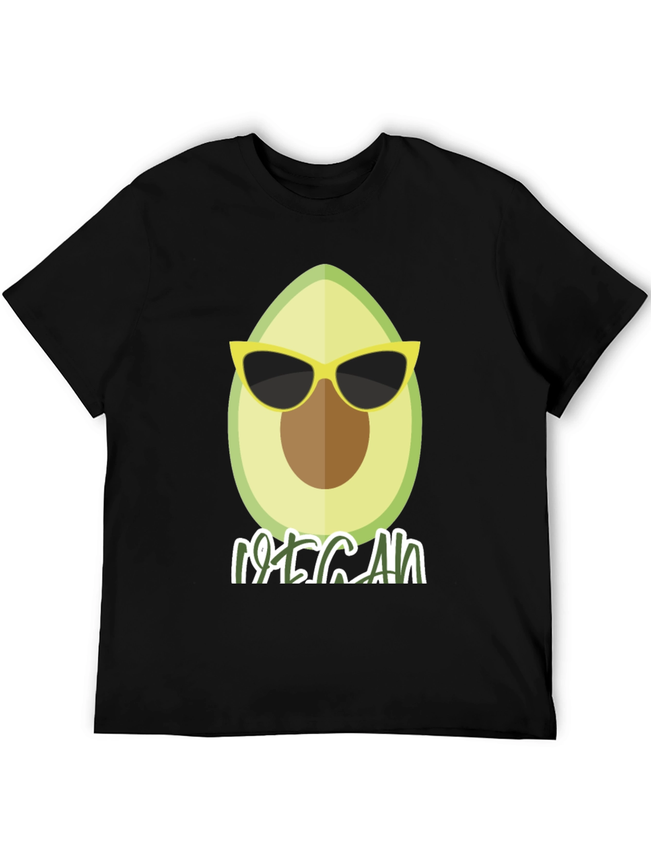 Cool Vegan Avocado Graphic T-Shirt