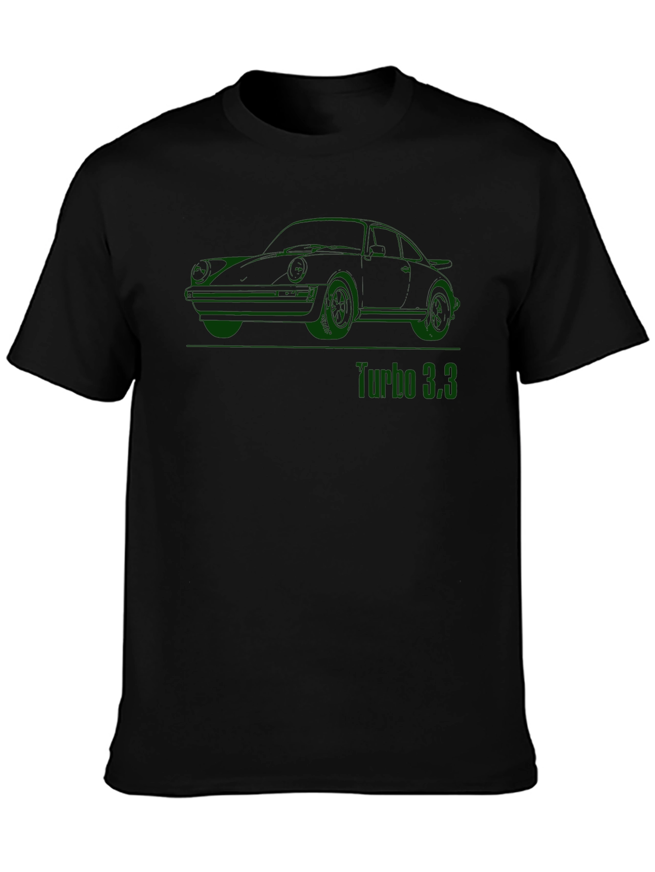 Porsche Turbo 3.3 T-Shirt - Classic Car Graphic Tee