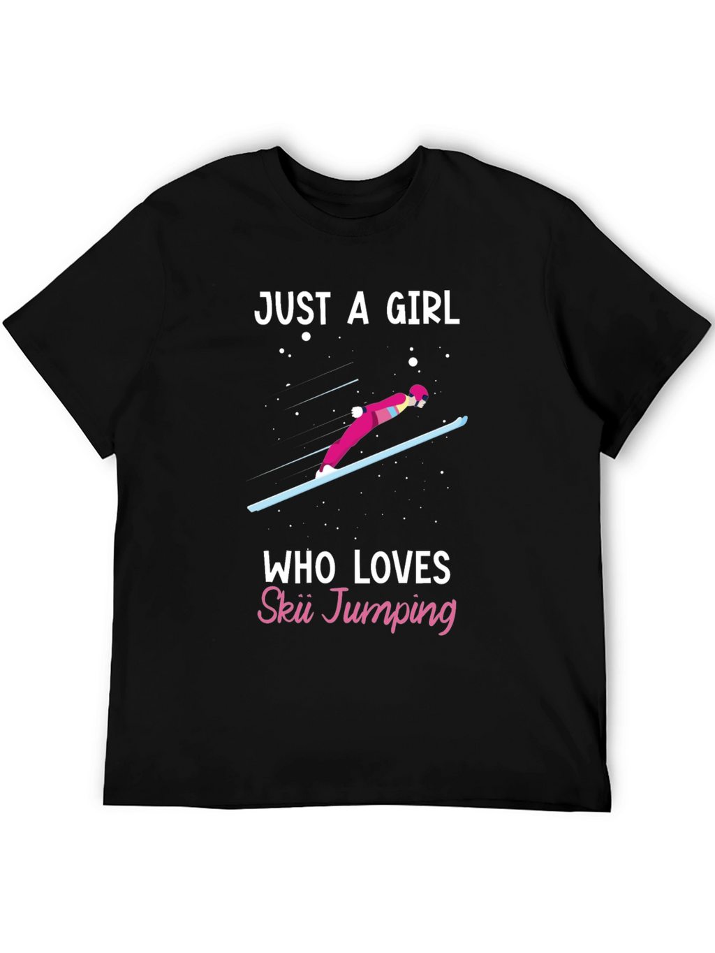 Ski Jumping Girls Tee - Winter Sports
