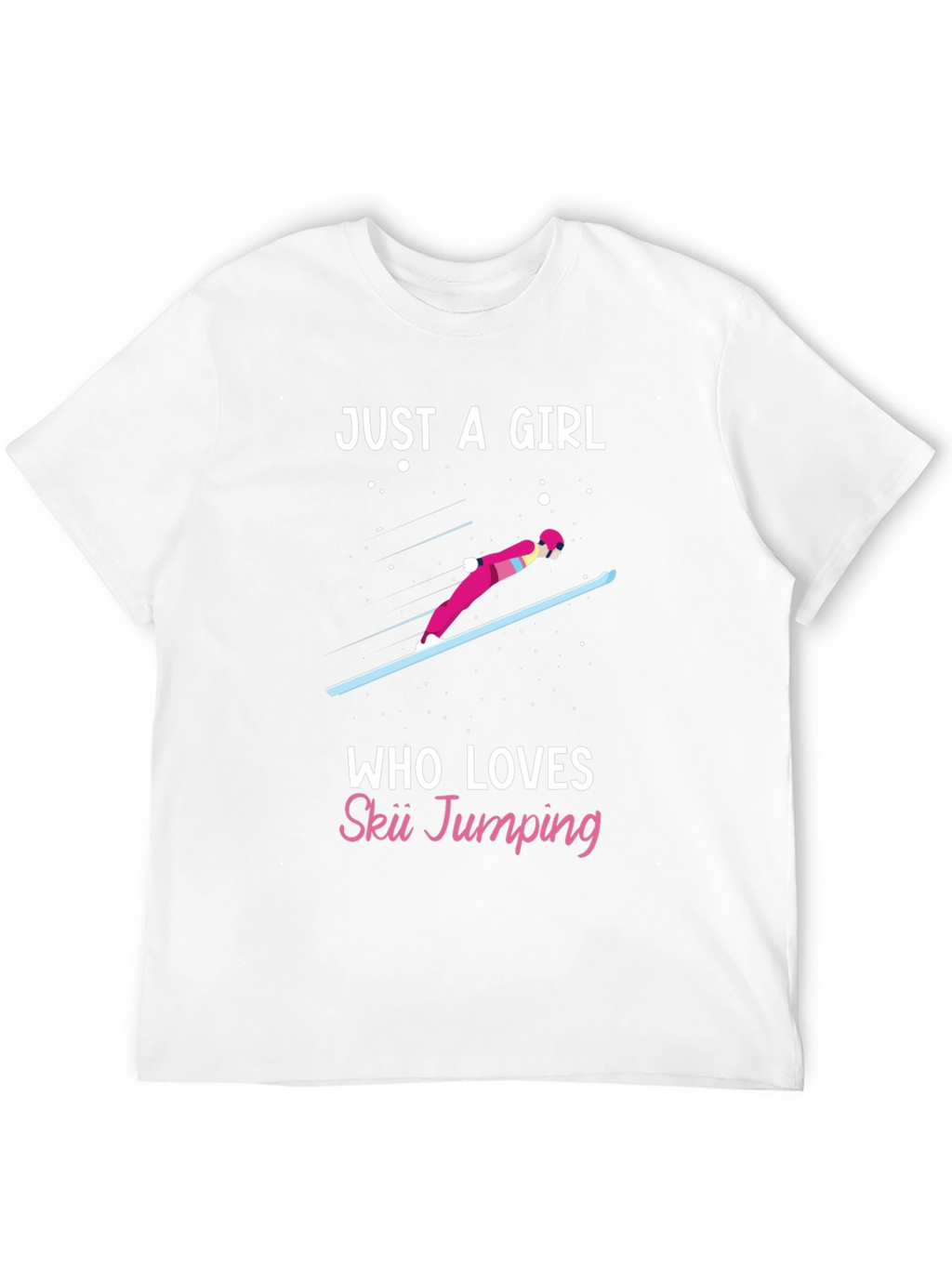Ski Jumping Girls Tee - Winter Sports