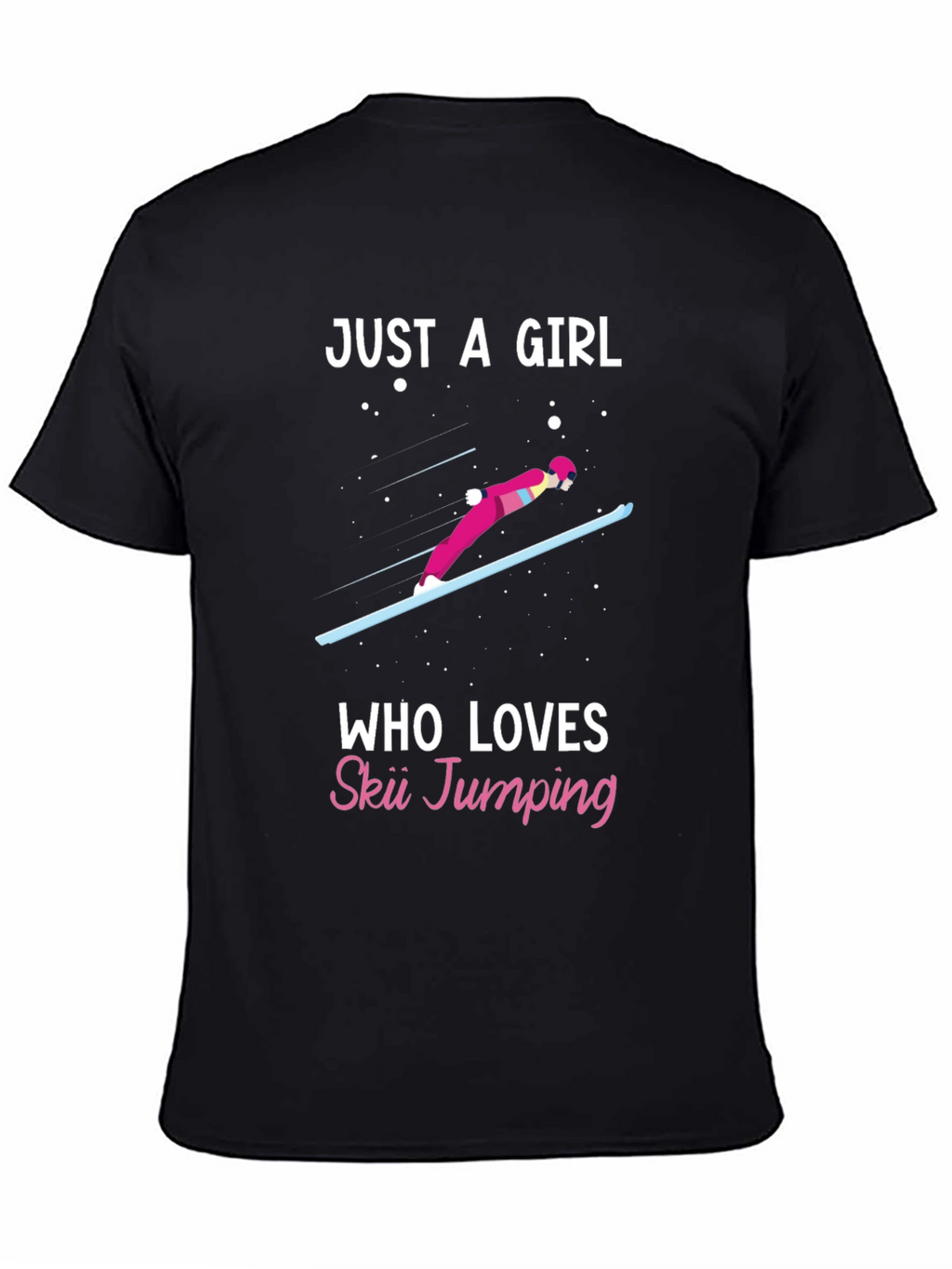 Ski Jumping Girls Tee - Winter Sports