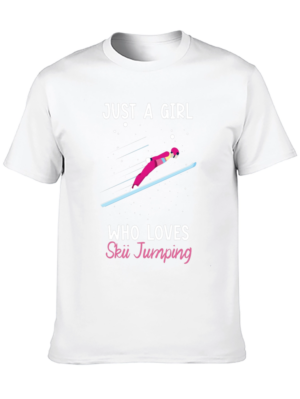 Ski Jumping Girls Tee - Winter Sports