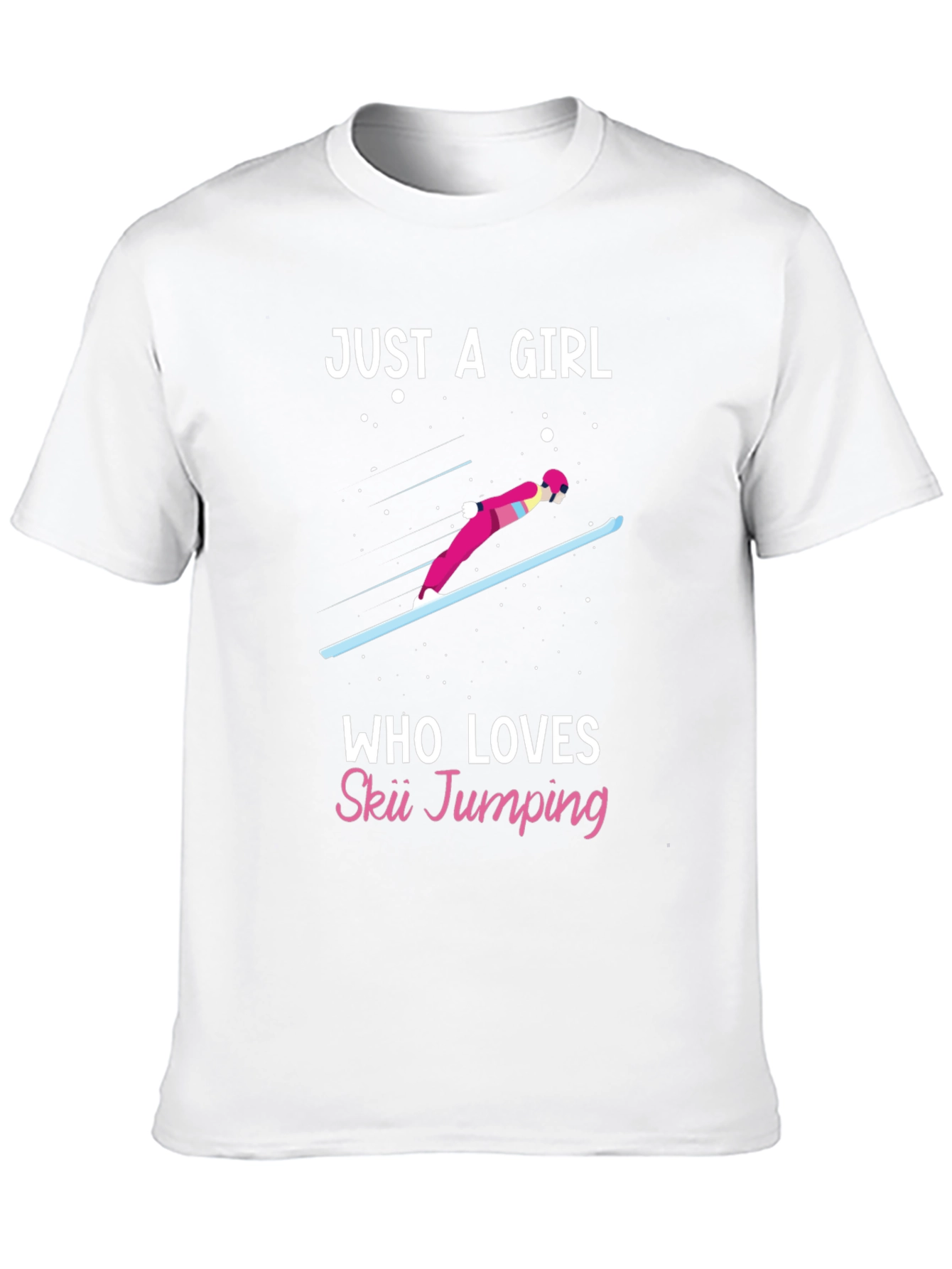 Ski Jumping Girls Tee - Winter Sports
