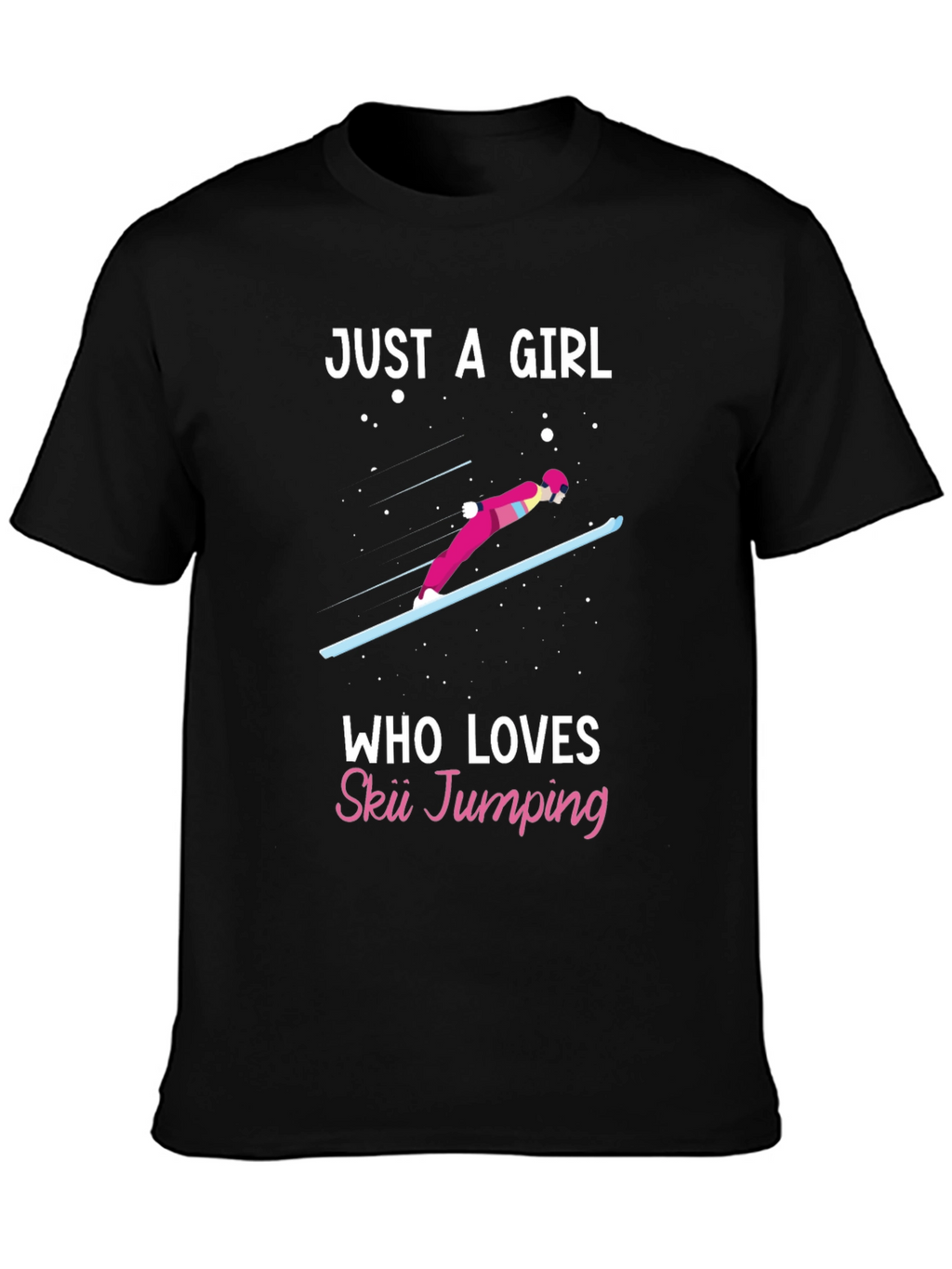 Ski Jumping Girls Tee - Winter Sports