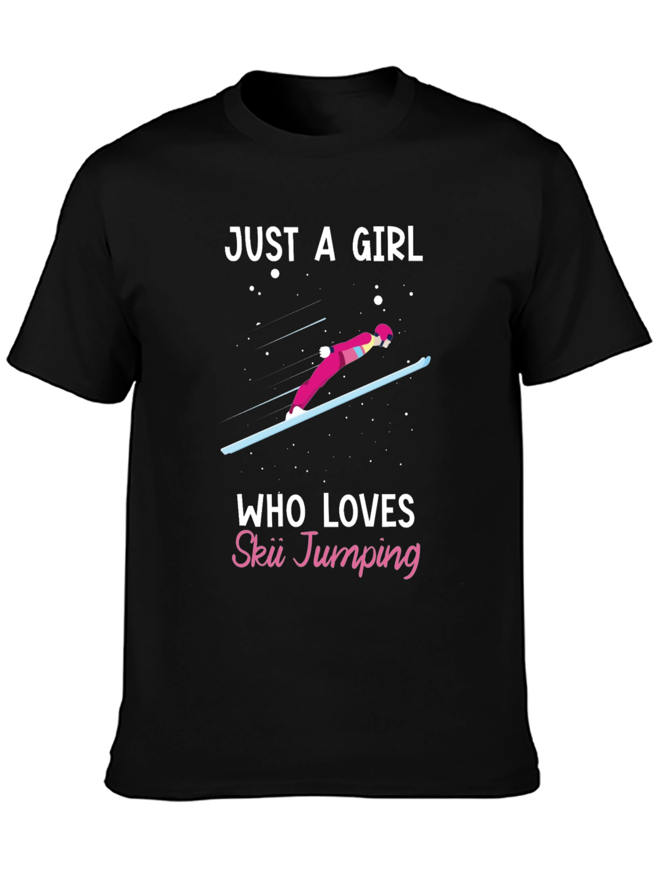 Ski Jumping Girls Tee - Winter Sports