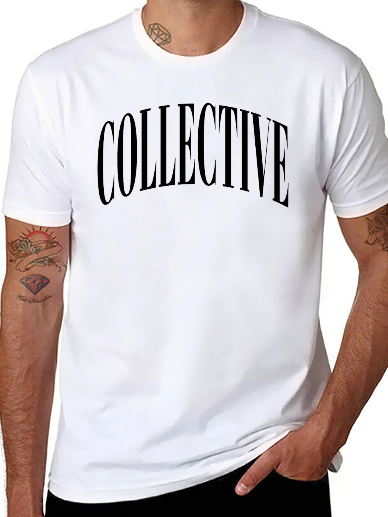 Collective Graphic Black T-Shirt