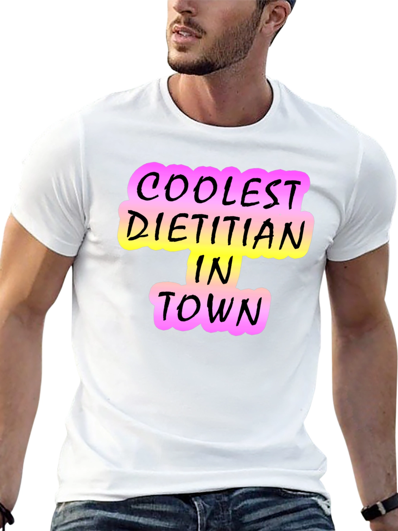 Coolest Dietitian in Town T-Shirt - Black