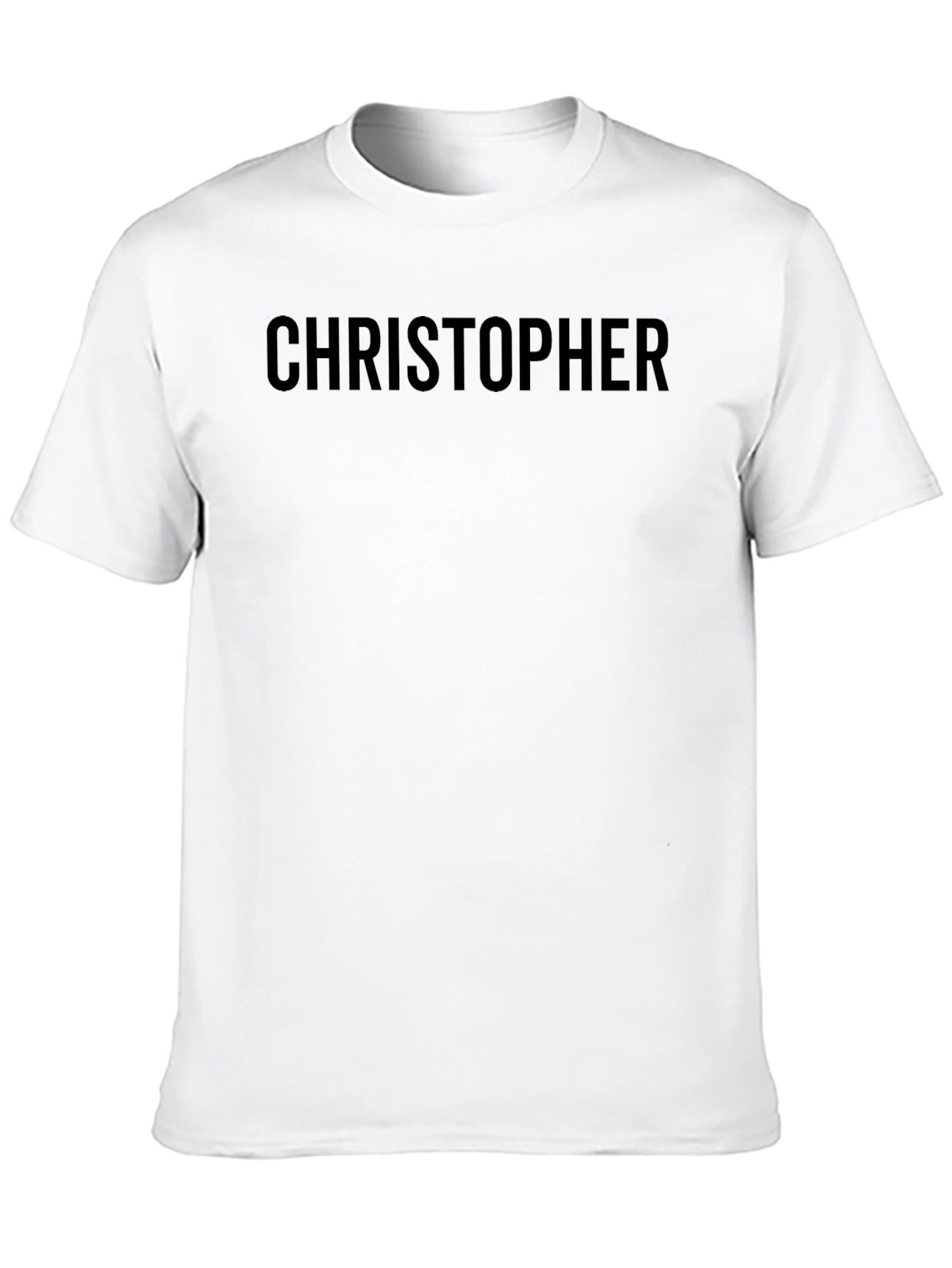 Mens Christopher Black Crew Neck T-Shirt