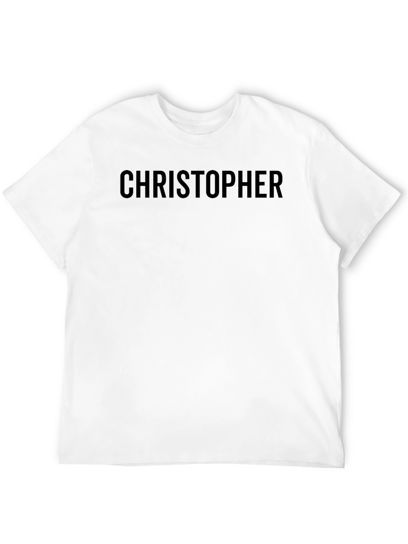 Mens Christopher Black Crew Neck T-Shirt
