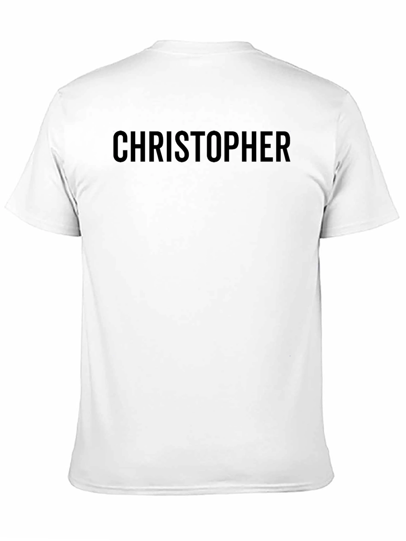 Mens Christopher Black Crew Neck T-Shirt