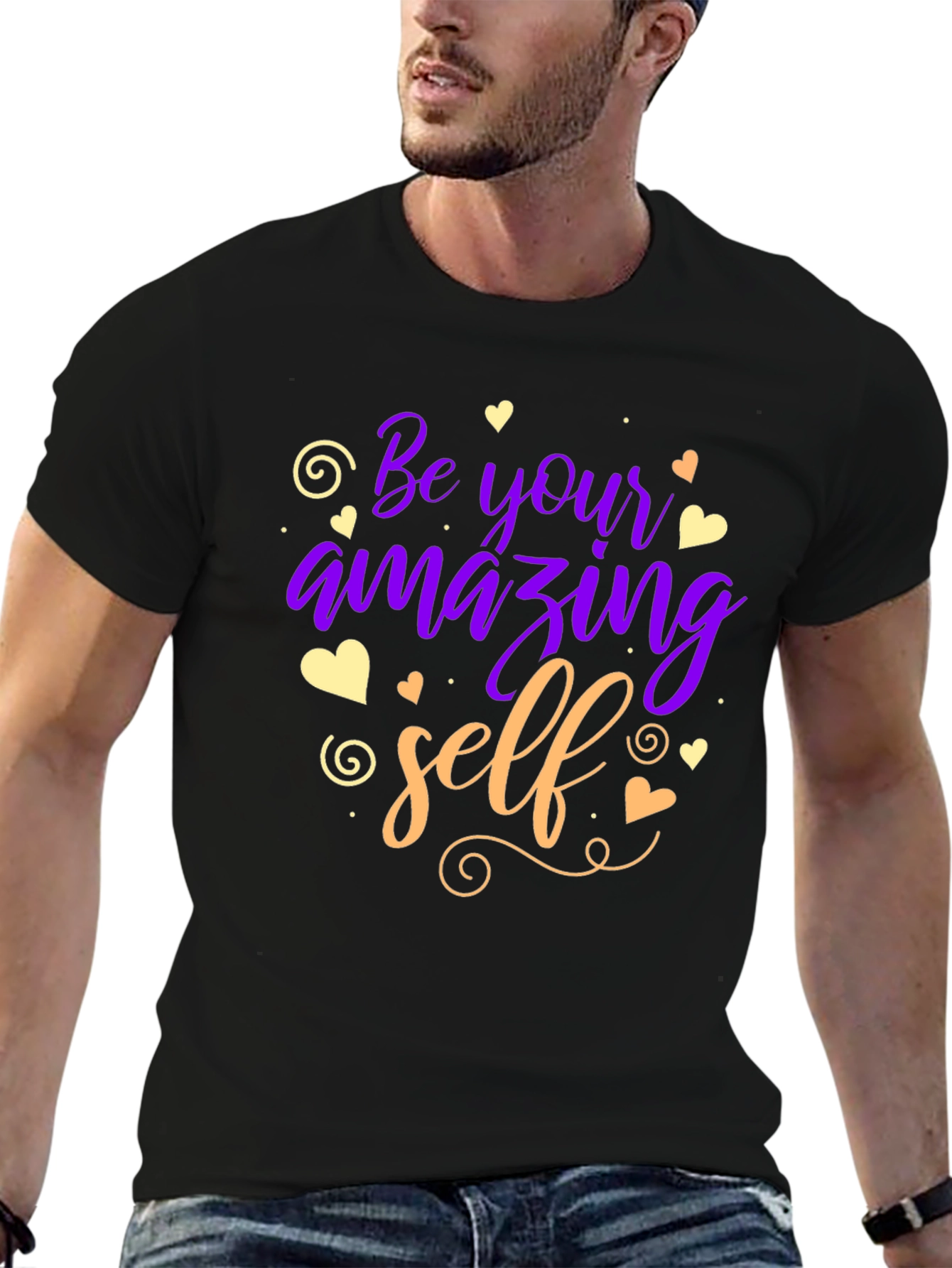 Be Your Amazing Self T-Shirt - Motivational Design