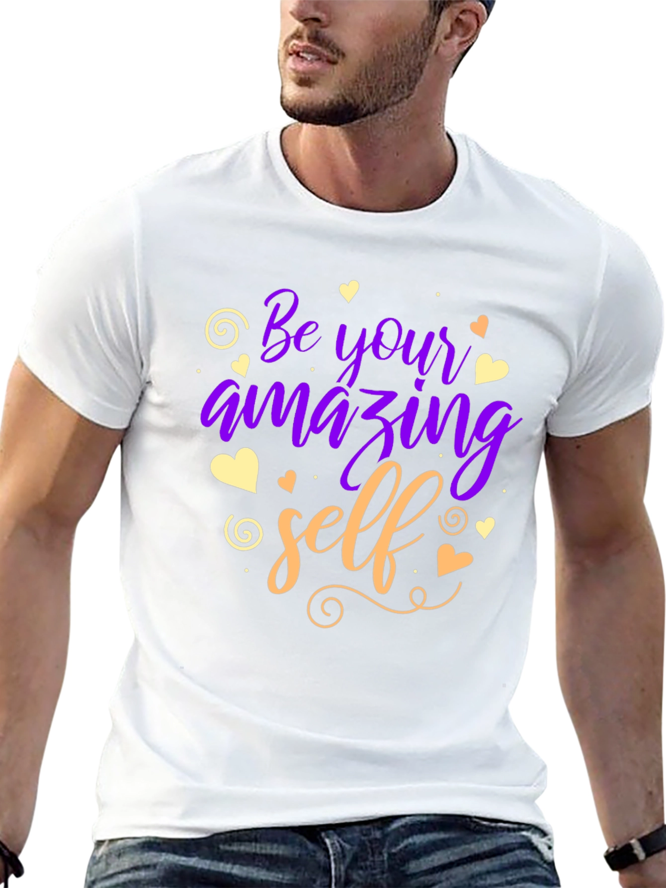 Be Your Amazing Self T-Shirt - Motivational Design