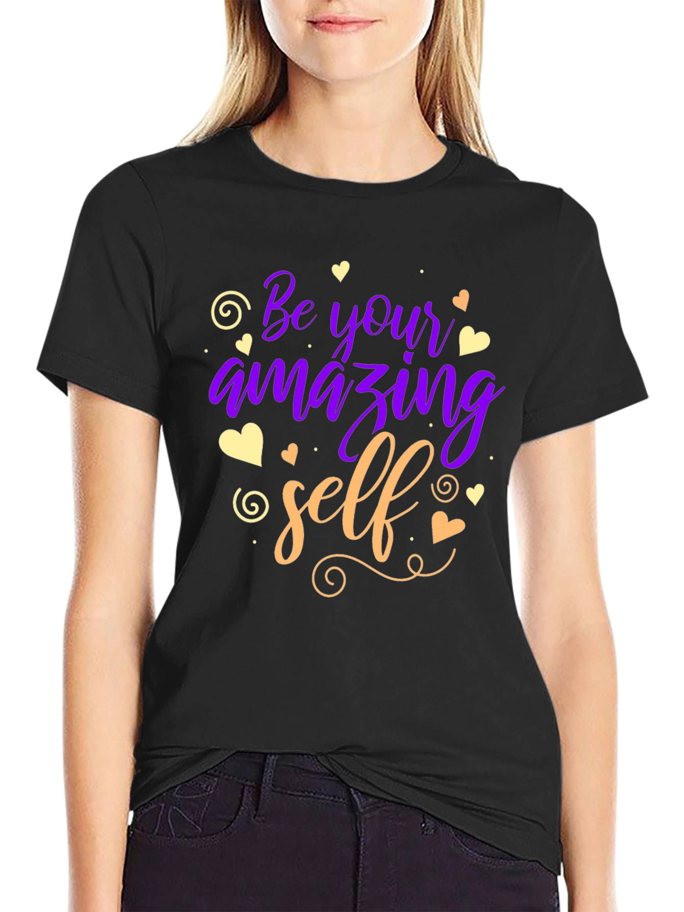 Be Your Amazing Self T-Shirt - Motivational Design