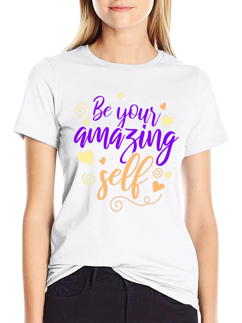 Be Your Amazing Self T-Shirt - Motivational Design
