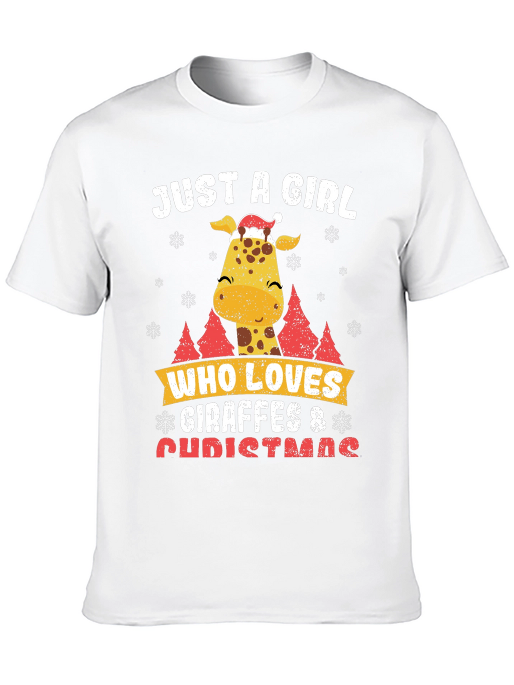 Giraffe Christmas T-Shirt