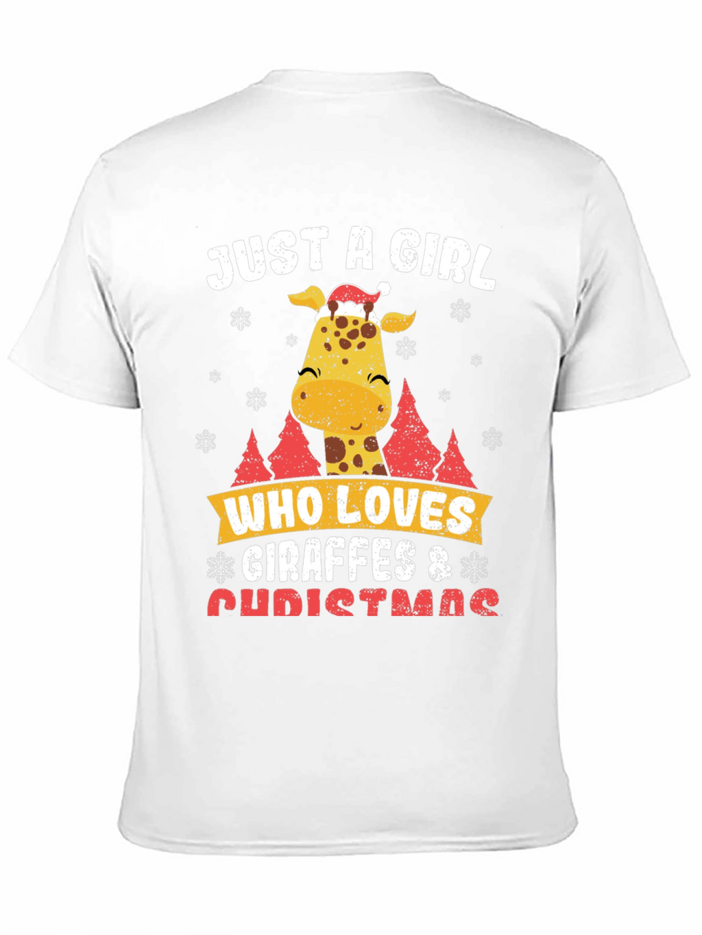 Giraffe Christmas T-Shirt