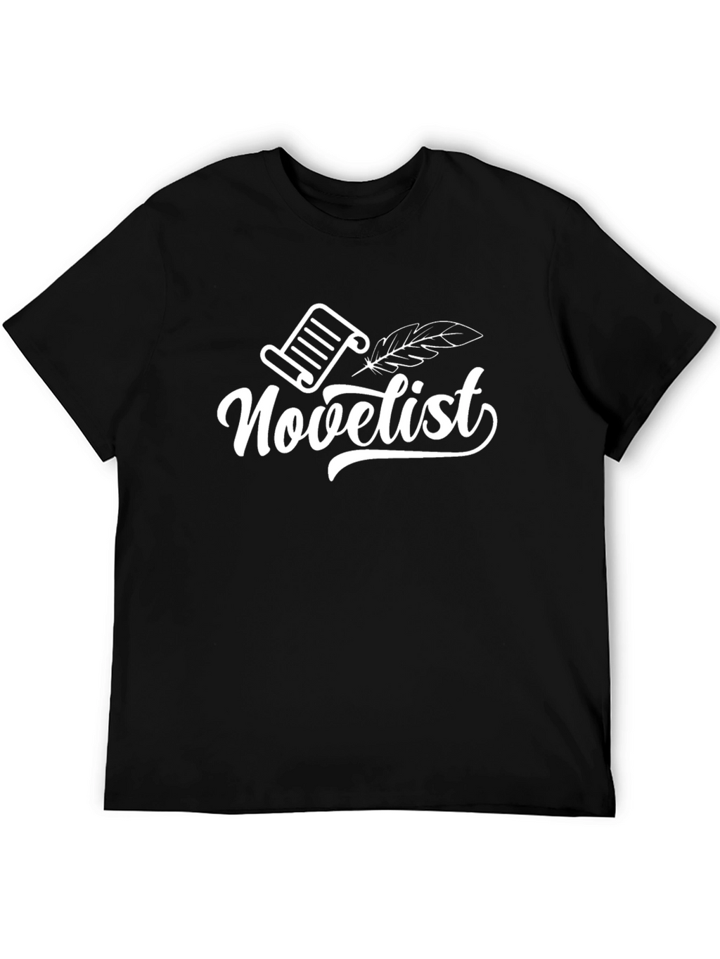 Novelist T-Shirt - Black Novelty Tee