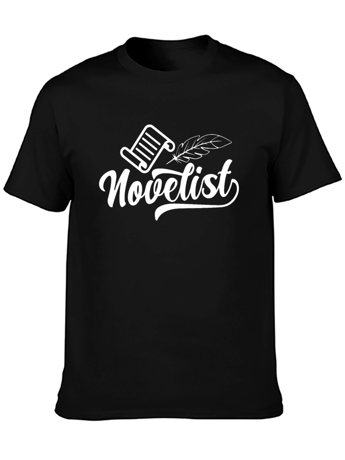Novelist T-Shirt - Black Novelty Tee