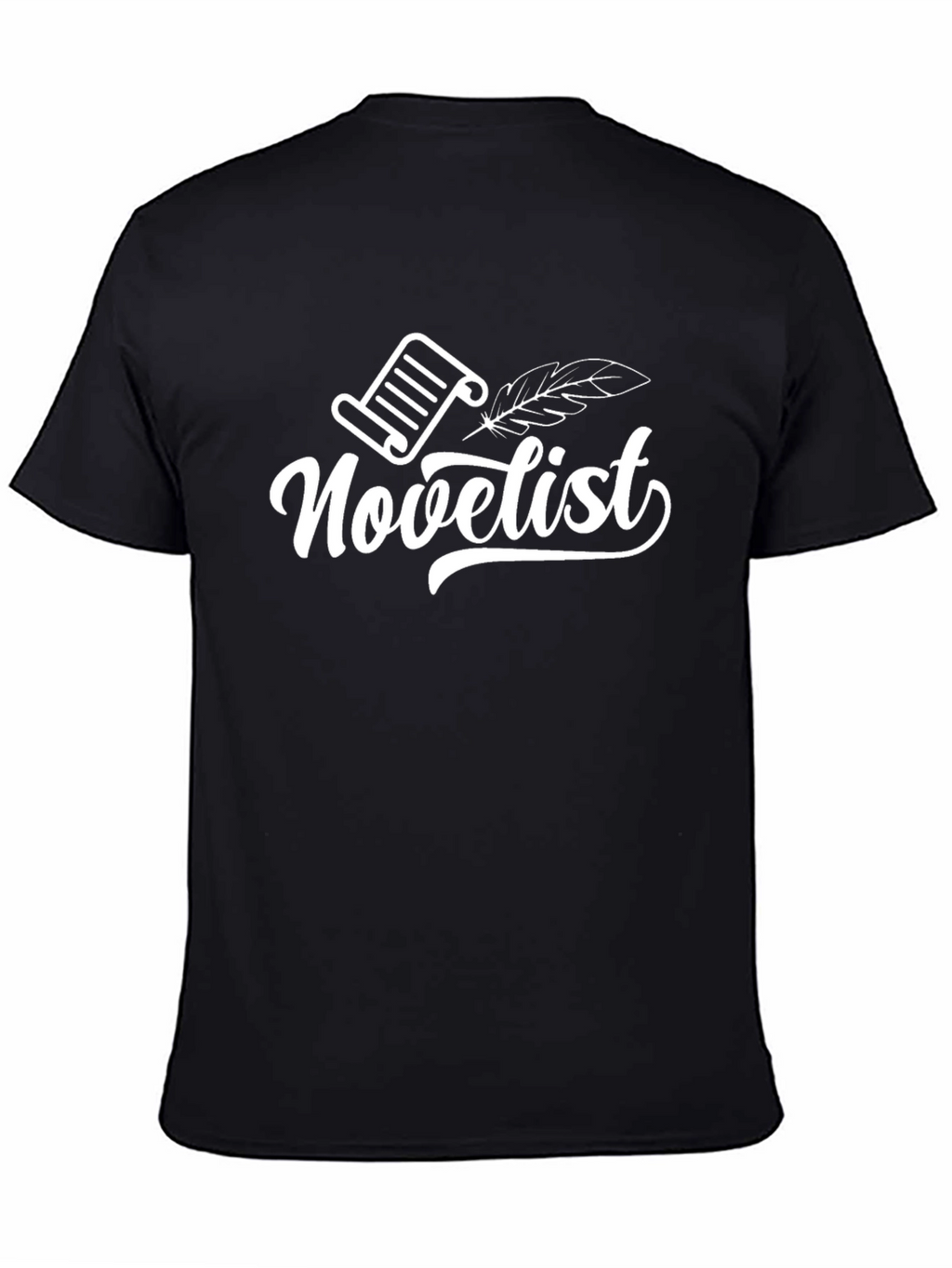 Novelist T-Shirt - Black Novelty Tee