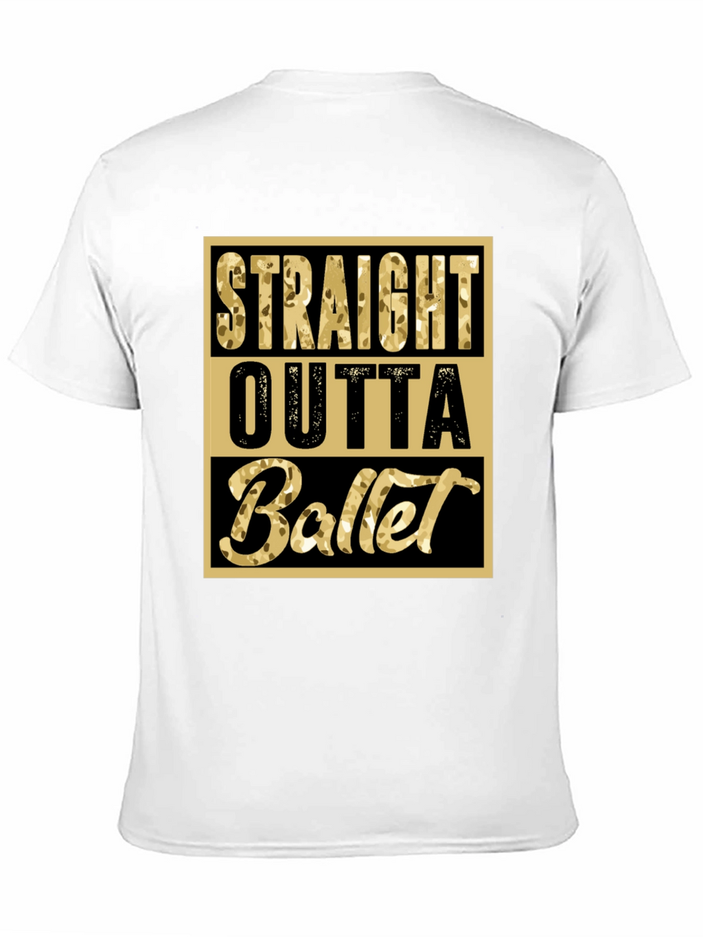 Straight Outta Ballet Graphic Tee - Unique Dance Shirt