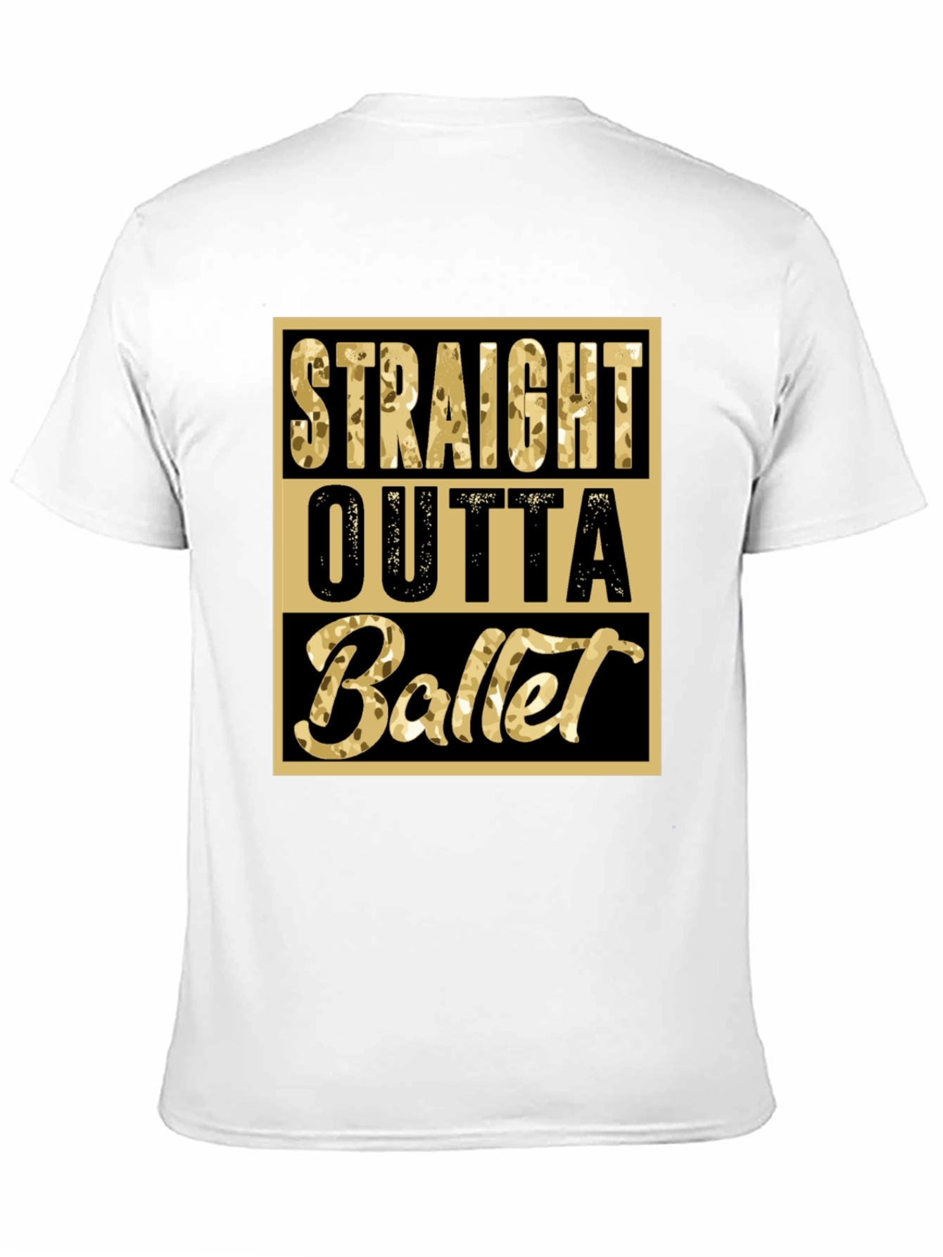 Straight Outta Ballet Graphic Tee - Unique Dance Shirt