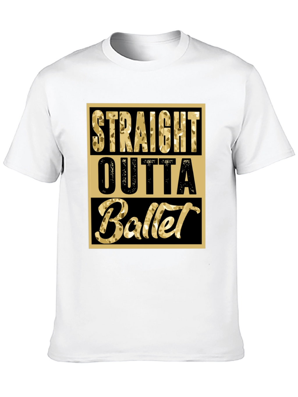 Straight Outta Ballet Graphic Tee - Unique Dance Shirt