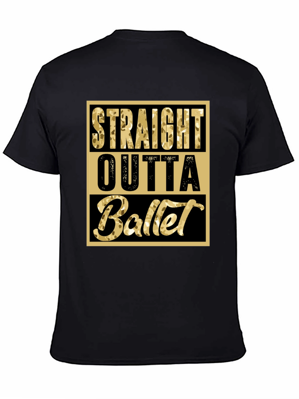 Straight Outta Ballet Graphic Tee - Unique Dance Shirt