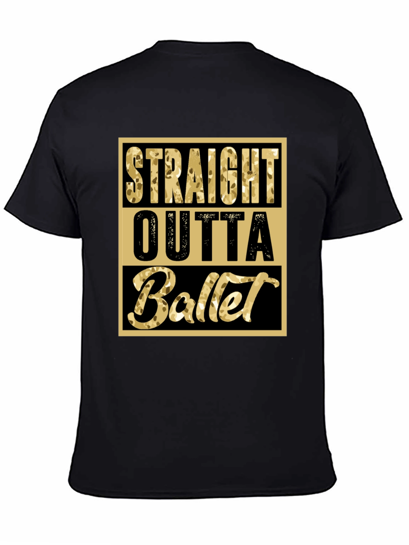 Straight Outta Ballet Graphic Tee - Unique Dance Shirt