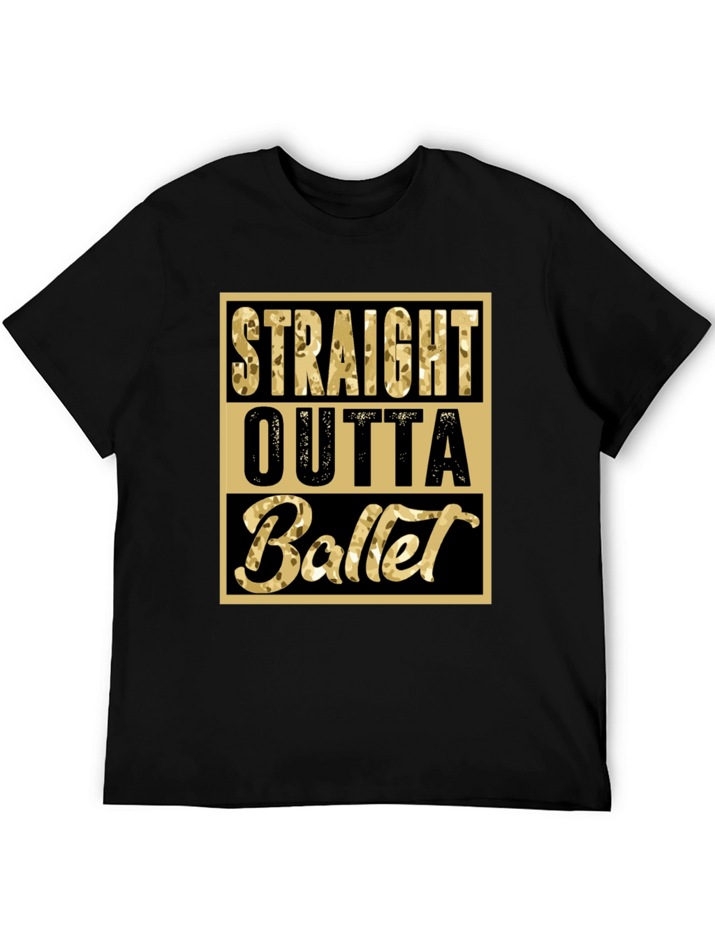 Straight Outta Ballet Graphic Tee - Unique Dance Shirt