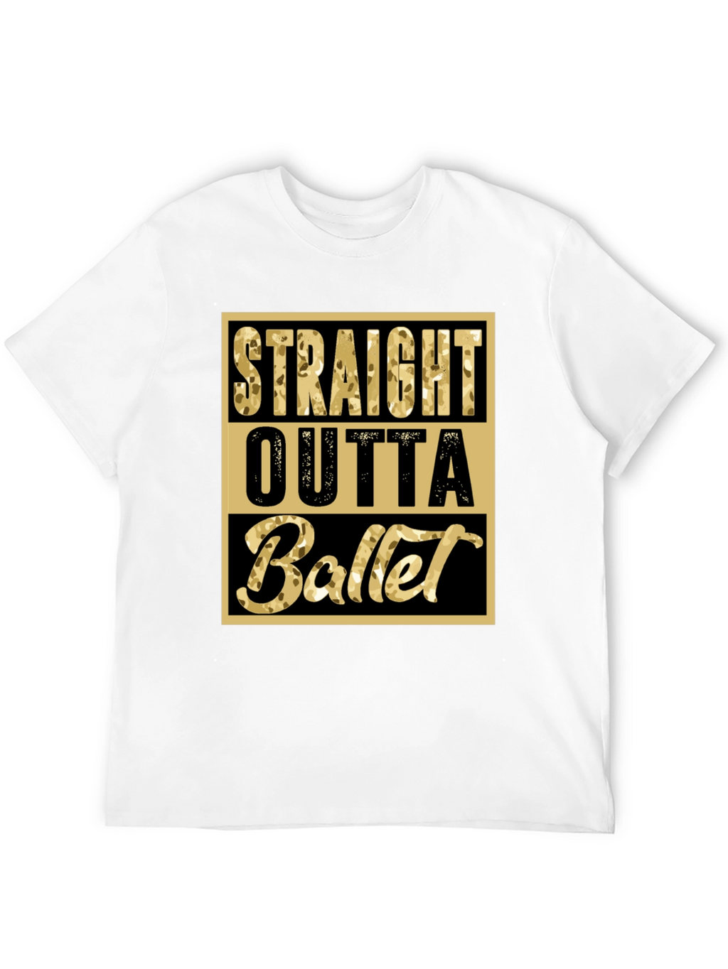 Straight Outta Ballet Graphic Tee - Unique Dance Shirt