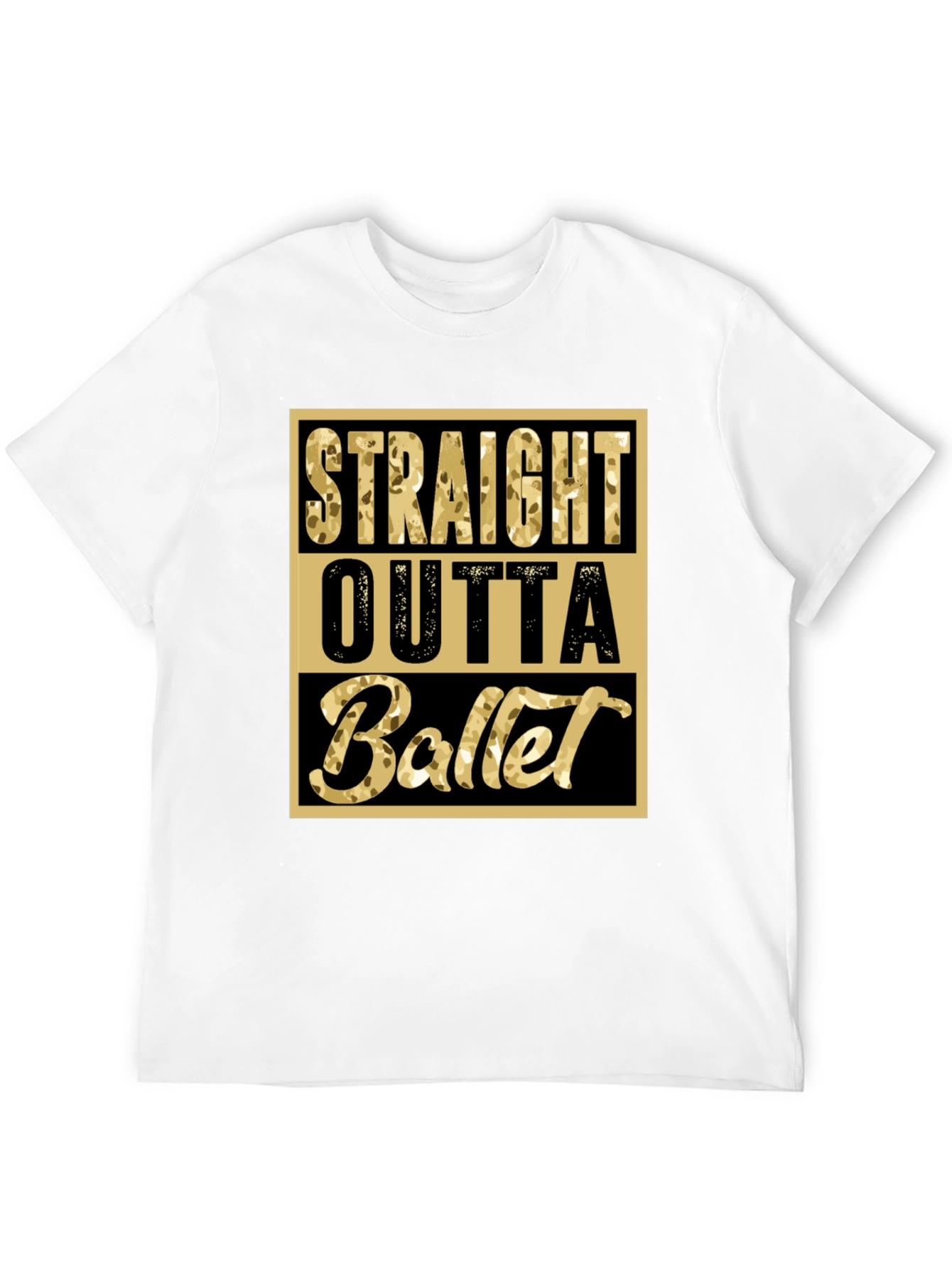 Straight Outta Ballet Graphic Tee - Unique Dance Shirt