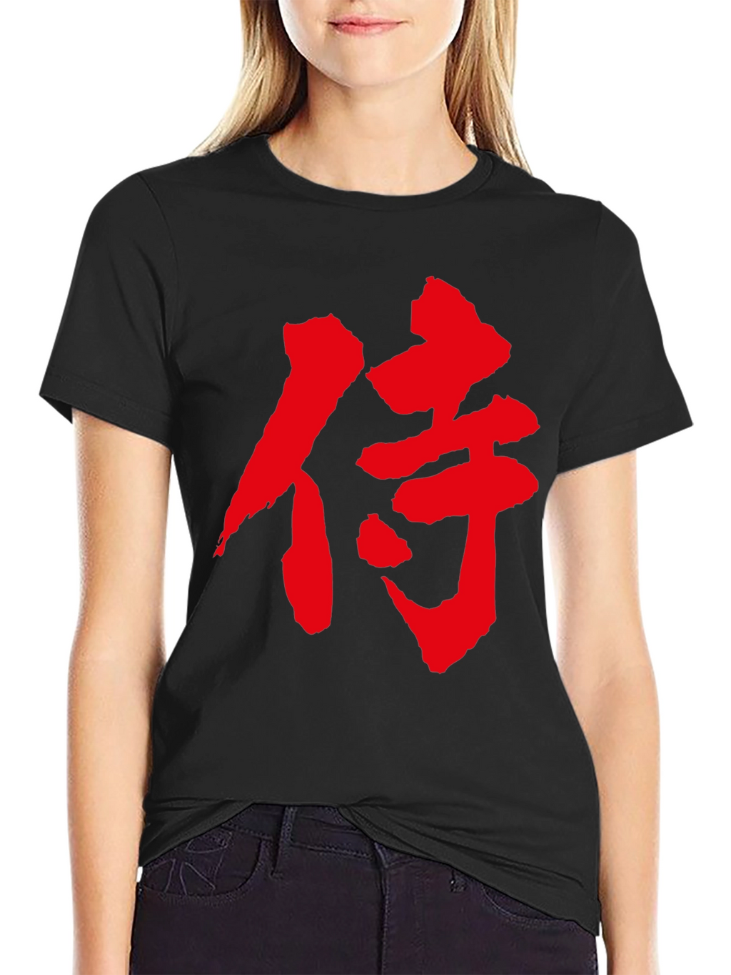Samurai Kanji Black T-Shirt