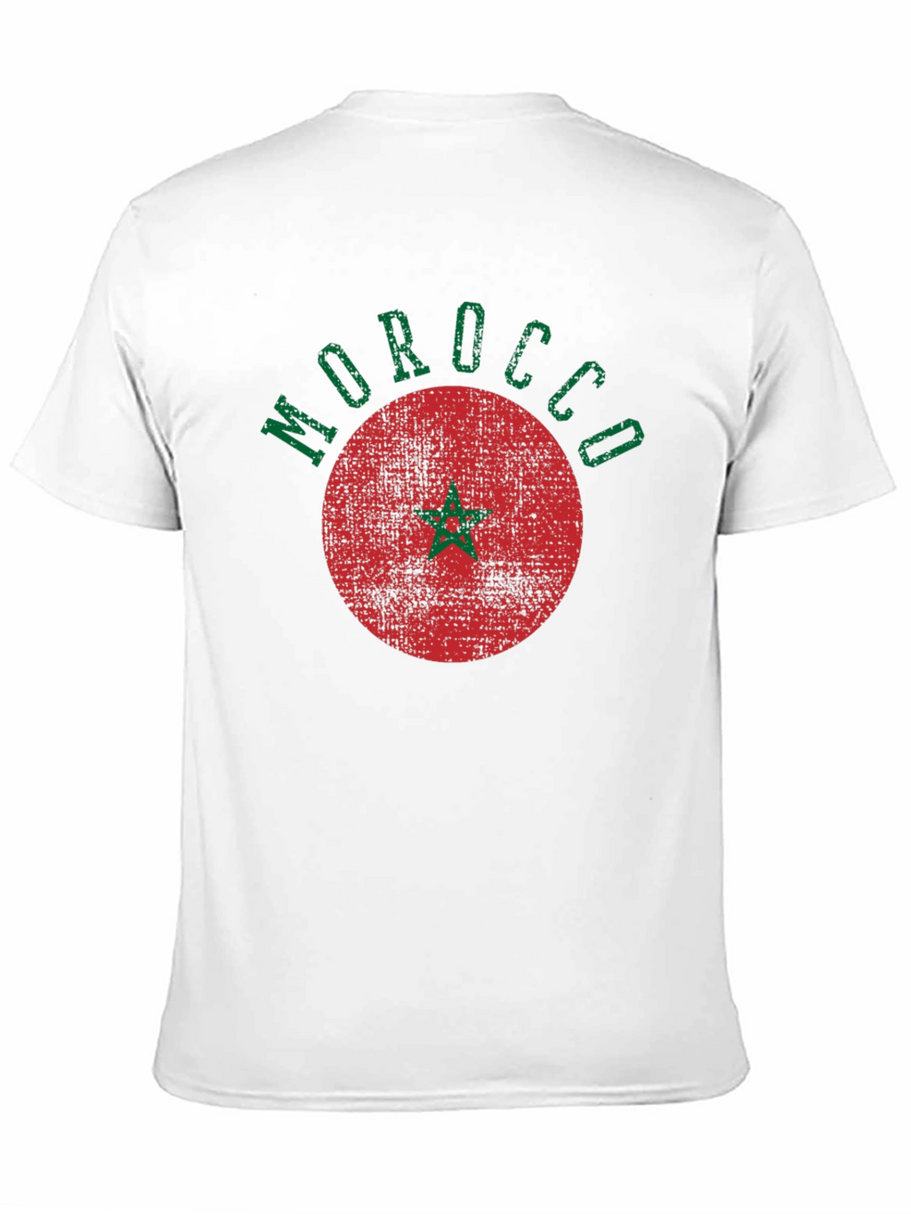 Morocco Graphic Tee - Retro Style Black T-Shirt
