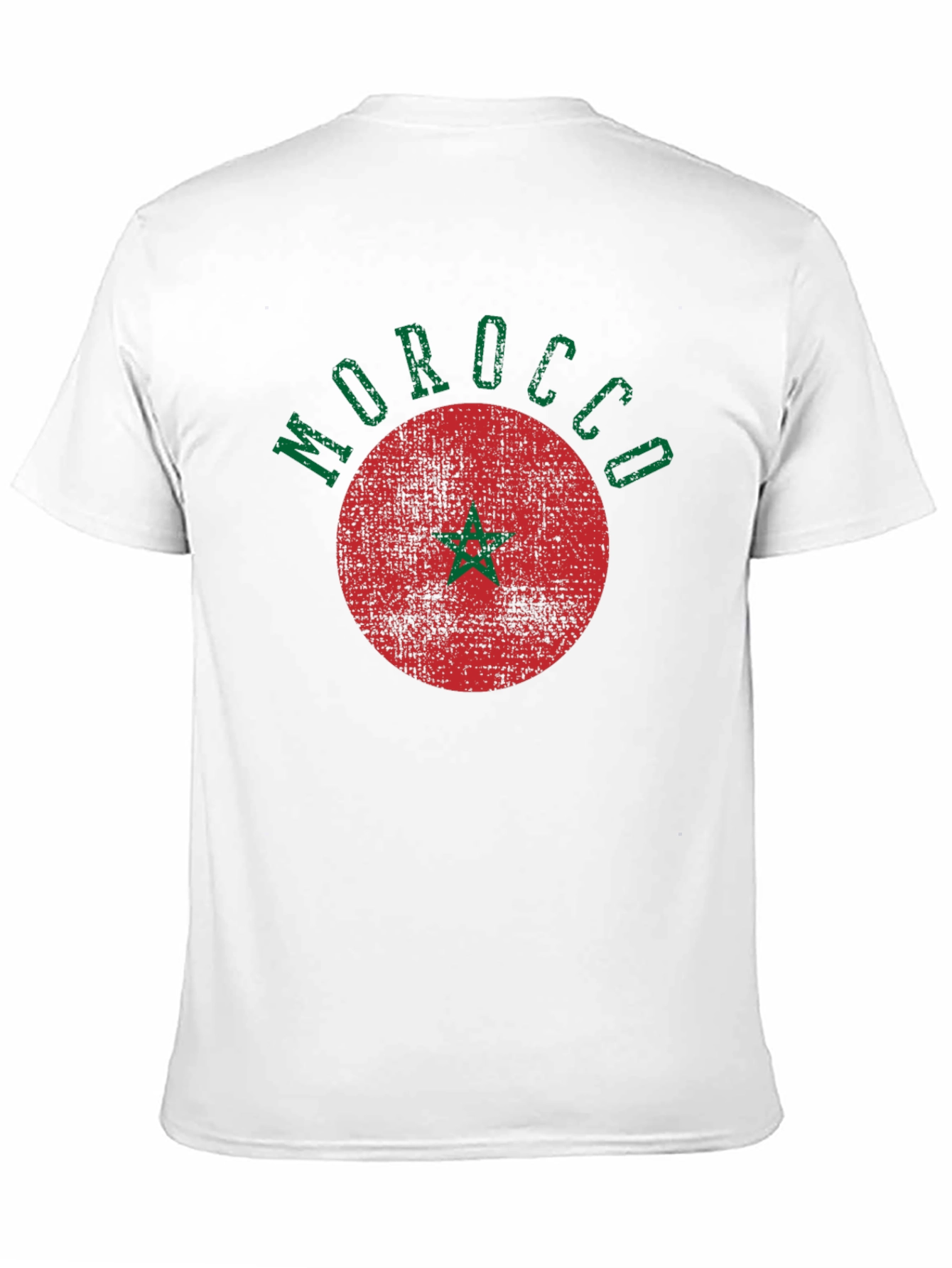 Morocco Graphic Tee - Retro Style Black T-Shirt