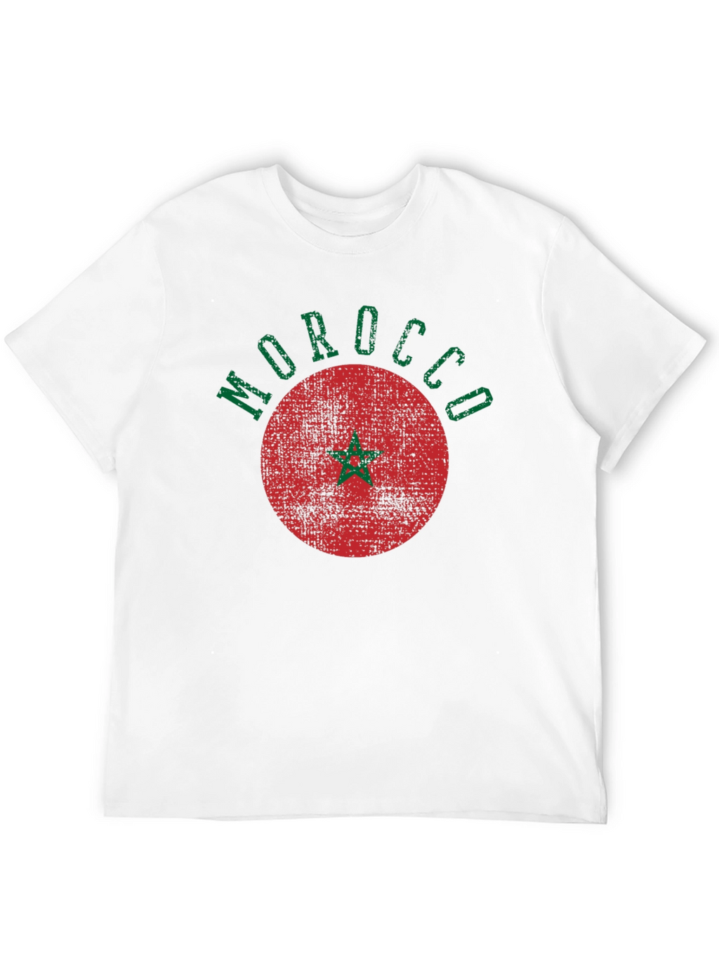 Morocco Graphic Tee - Retro Style Black T-Shirt